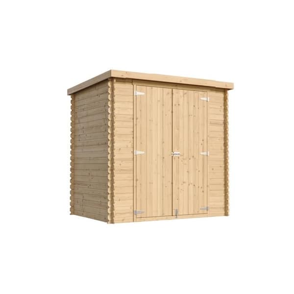 Trädgårdsskjul i trä 2,22 m² – TIMBELA M311C1
