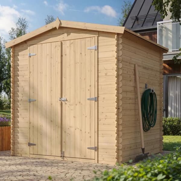 Trädgårdsskjul i trä 3,53 m² – TIMBELA M311C1