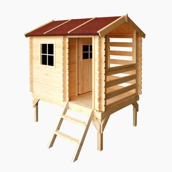 Trähus för barn - Timbela M501B - 175x130xH205cm