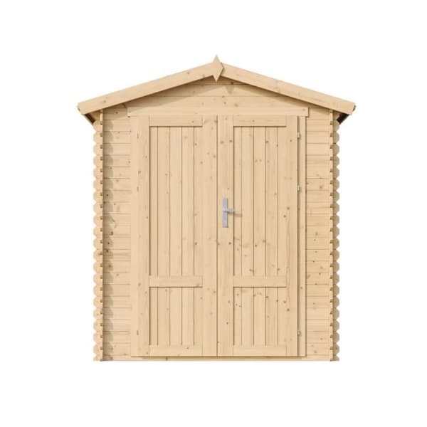 TIMBELA M367F1 Trädgårdsskjul i trä 1,98 m²