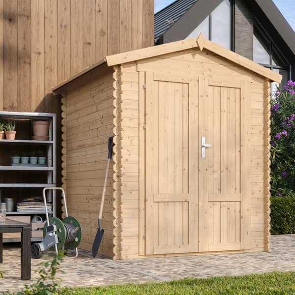 Trädgårdsskjul i trä 2,82 m² TIMBELA M320F1