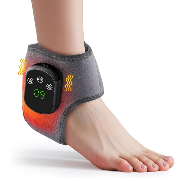 Fotmassageapparat med värme / Ankelmassage / Vibrationsterapi