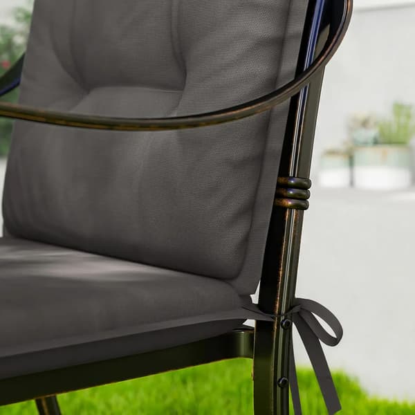 4 st stolsdynor 108 cm - Mörkgrå / Sittdynor / Trädgårdsdynor