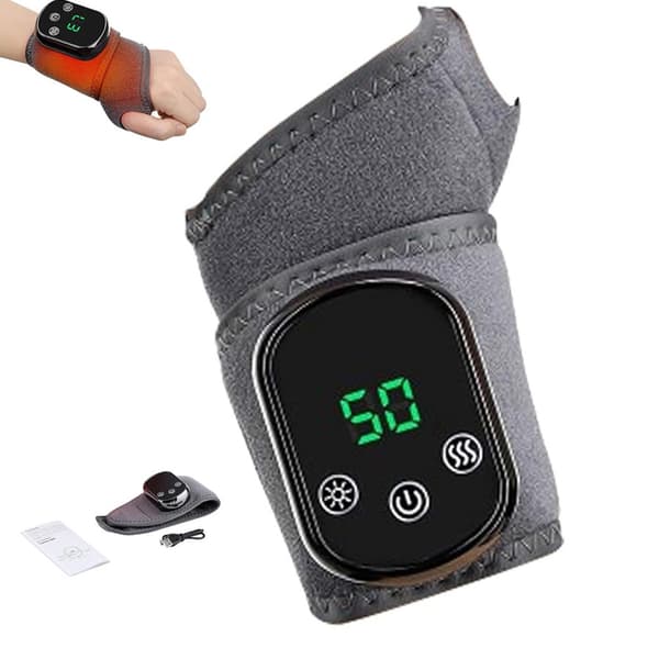 Massageapparat med värme / Handledsmassage / Vibrationsterapi