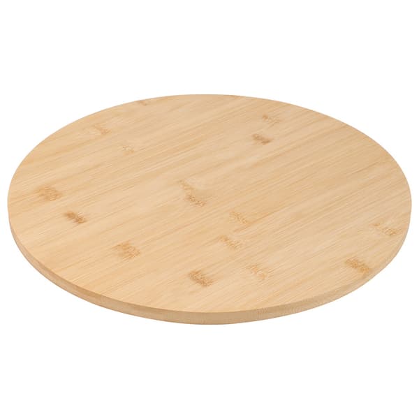 Roterande serveringsbricka i bambu Ø35cm / Snurrbricka i bambu / Roterande ostbricka