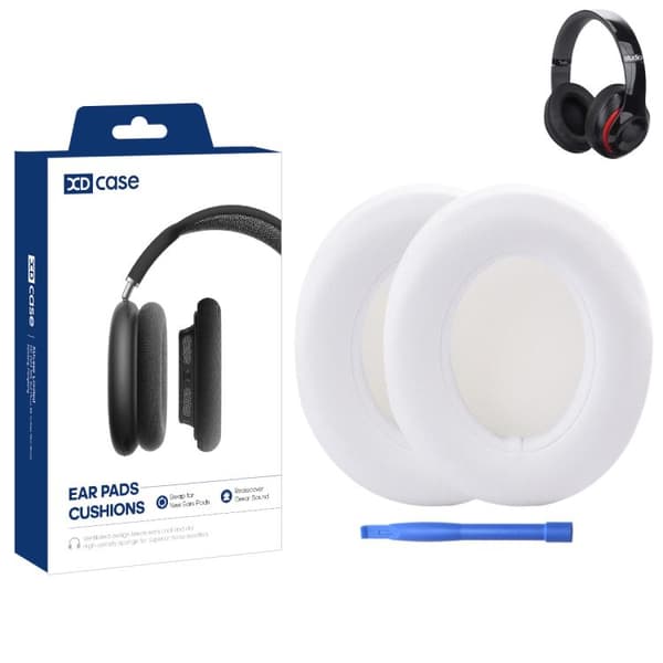 Öronkuddar i memory foam för Beats Studio 2.0/3.0 - Vit
