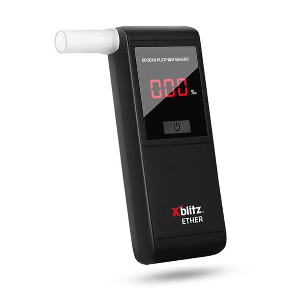 Xblitz Ether alkoholmätare / Digital alkomätare / Utandningsmätare med elektrokemisk sensor