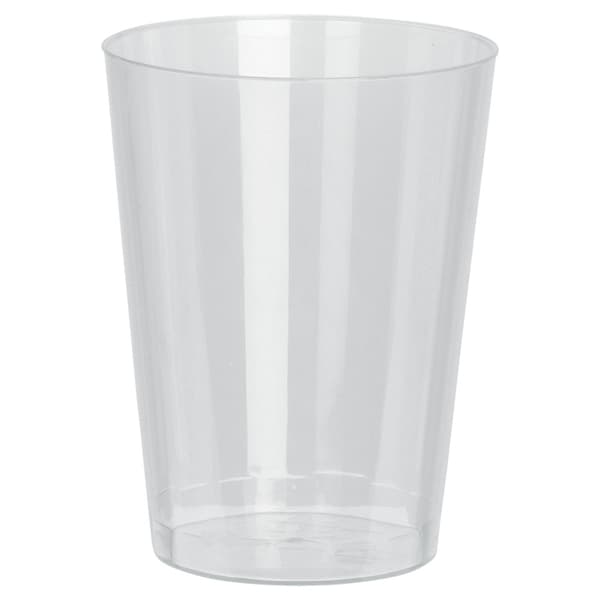 12-pack Dricksglas i plast 280ml - Transparent / Plastglas / Återanvändbara dricksglas