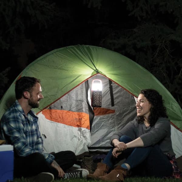Battery Daddy Lantern / batteriförvaring / batteriorganiserare med testare för AA, AAA och 9V