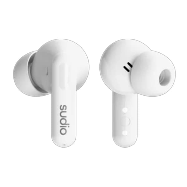 Sudio C8 In-Ear True Wireless Headset med ANC - Vit