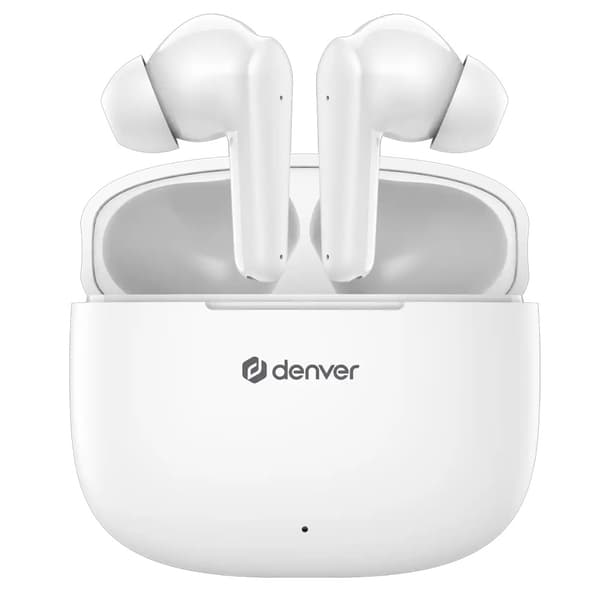 Denver TWE-48W true wireless headset Bluetooth 5.3 / trådlösa hörlurar - Vit