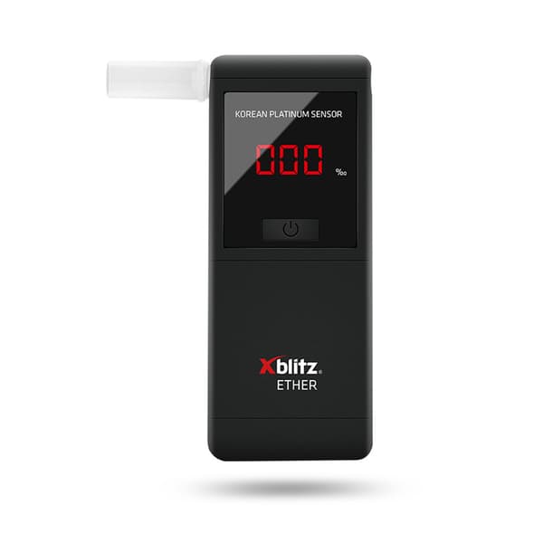 Xblitz Ether alkoholmätare / Digital alkomätare / Utandningsmätare med elektrokemisk sensor