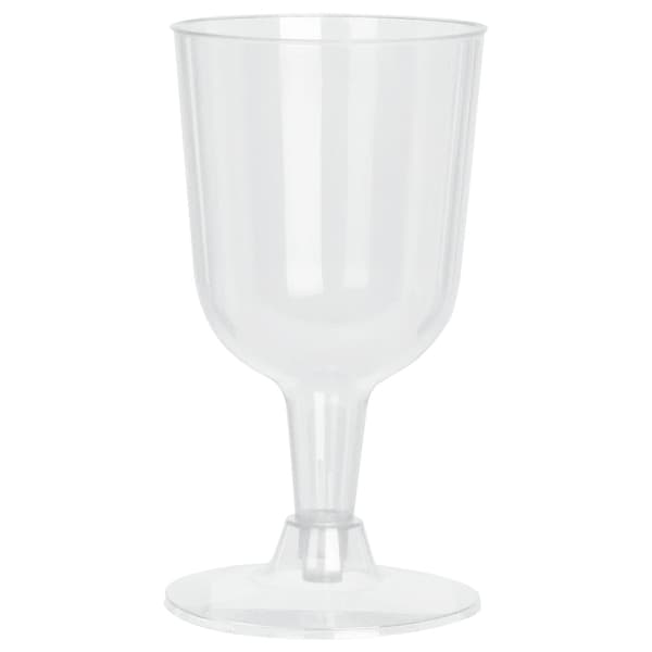 8-pack Vinglas i plast 160ml - Transparent / Plastvinglas / Återanvändbara vinglas