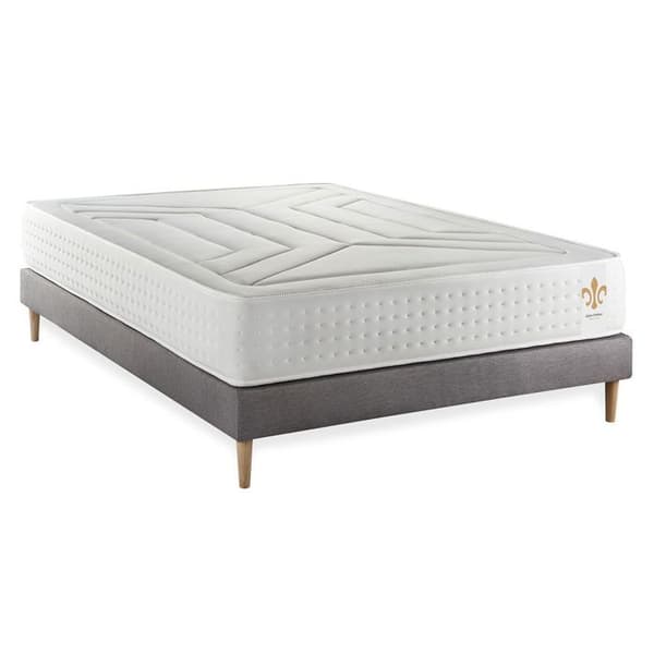 Twenty-Four Set 140 x 190 cm Grå Kit Boxspring