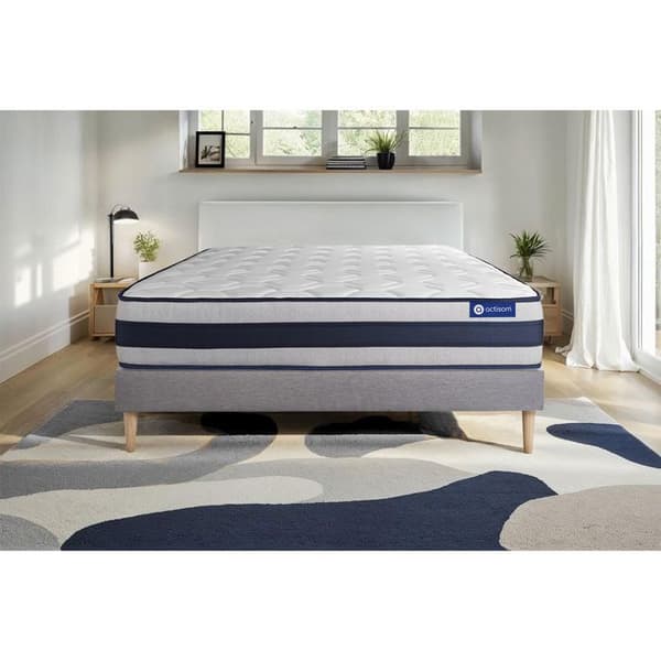 Sängset Madrass Sängbotten 90x190 cm - Grå Sängbotten (i kit) - Actimemo Ergo
