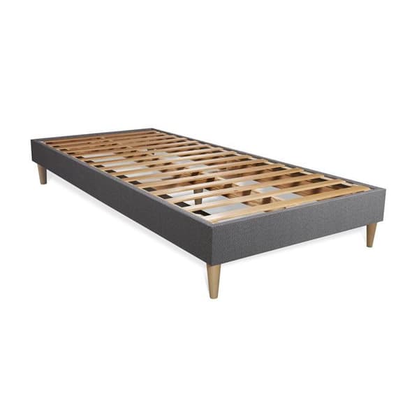 Sängset Madrass Sängbotten 80x200 cm - Grå Sängbotten (i kit) - Actimemo Touch