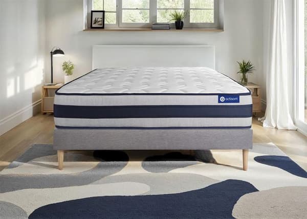 Madrass- och boxspringset 180x210 cm - Actimemo Ergo - Boxspringkit Grå