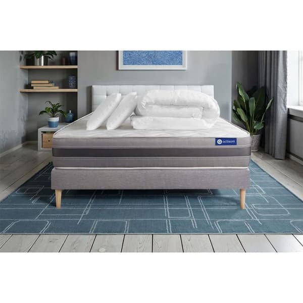 ACTISOM - Sovklart paket Actimemo Relax 200x200 - Extra tjock - Grå kit