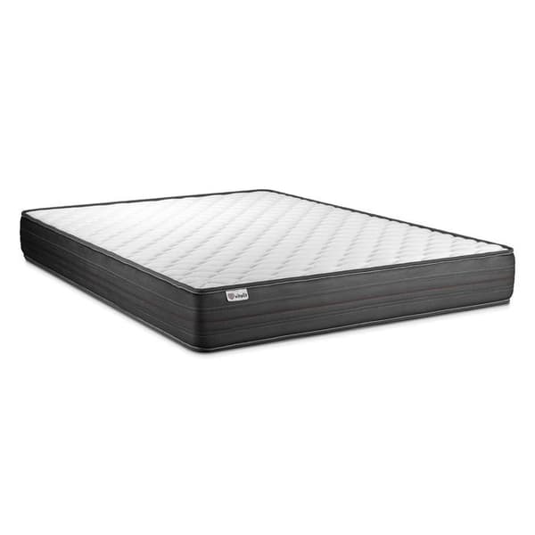 Sengemadras og Sengebund 180x200 cm - 2 Sengebunde Sort - Vitalpower Sort