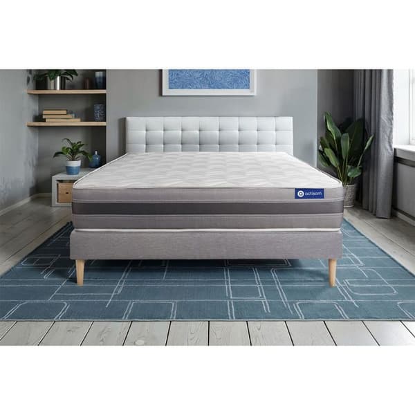 Sängset Madrass Sängbotten 80x200 cm - Grå Sängbotten (i kit) - Actimemo Relax