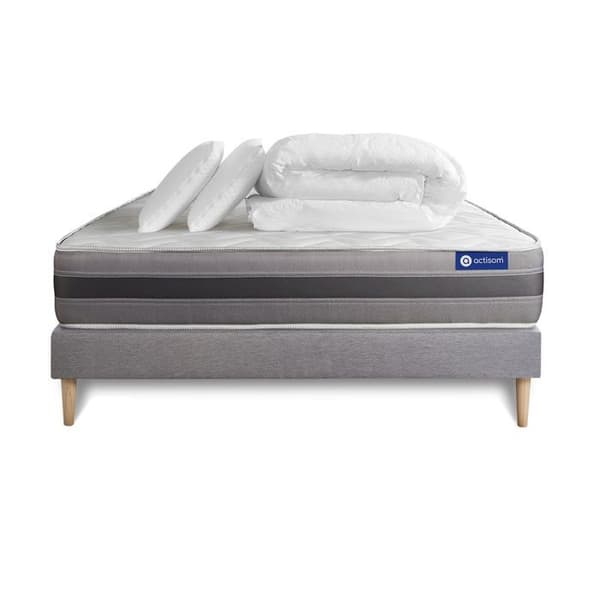 ACTISOM - Sovklart paket Actimemo Relax 200x200 - Extra tjock - Grå kit