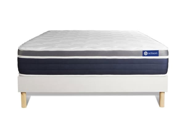 Sängsängsset 130x190 cm - Actimemo Comfort - Sängram Kit Vit