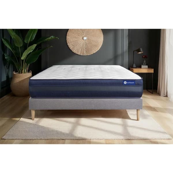 Sängset Madrass Sängbotten 80x200 cm - Grå Sängbotten (i kit) - Actimemo Tech