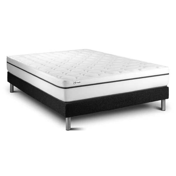 Sengemadras og Sengebund 140x200 cm - Sort Sengebund (i kit) - Vital Spa Sort