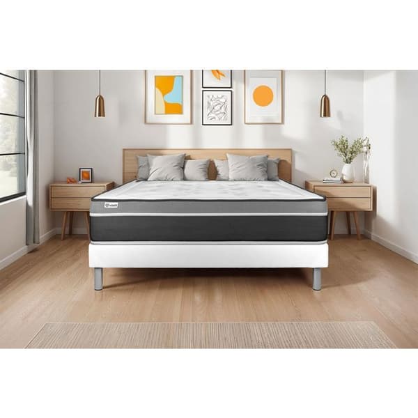 Seng VITAL'SOM Hvid 140 x 200 cm