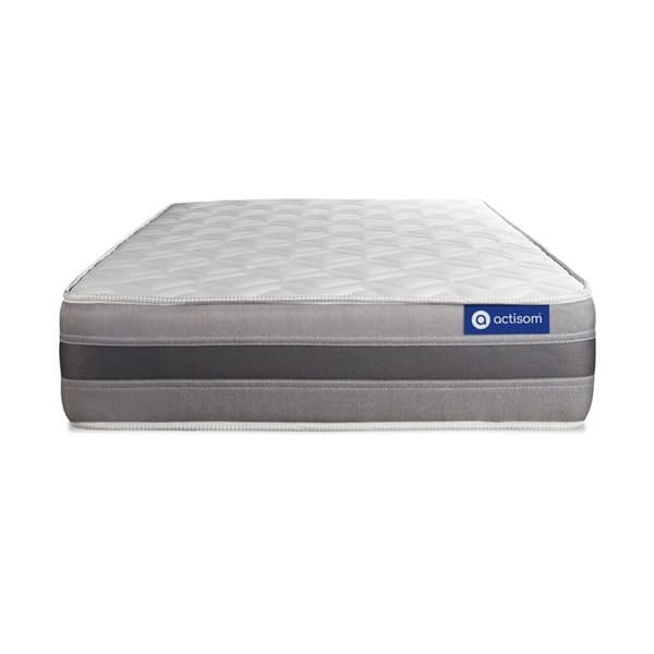 Sängset Madrass Sängbotten 90x200 cm - Grå Sängbotten (i kit) - Actimemo Relax