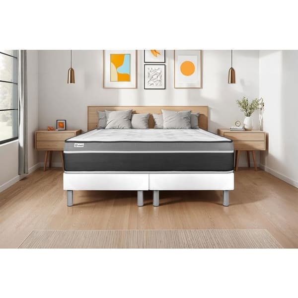 Seng VITAL'SOM Hvid 2 x 80 x 200 cm