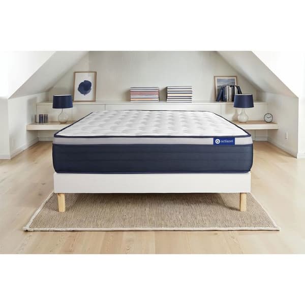 Sängset Madrass Sängbotten 140x190 cm - Vit Sängbotten (i kit) - Actimemo Max