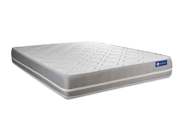 Madrass- och boxspringset 140x220 cm - Actilatex Touch - Grå boxspringkit
