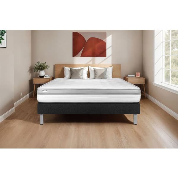 Sengemadras og Sengebund 135x200 cm - Sort Sengebund (i kit) - Vital Relax Sort