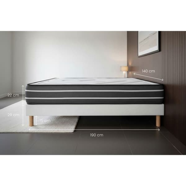 Pack Exklusiv 140 x 190 cm sängsats Vit