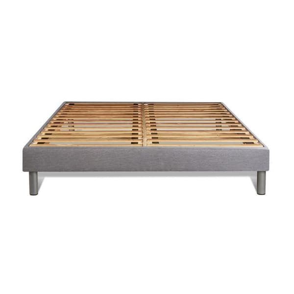 Bodyform Memory Foam 140x190 Madrassbotten Set - Fast - Grå Kit Botten