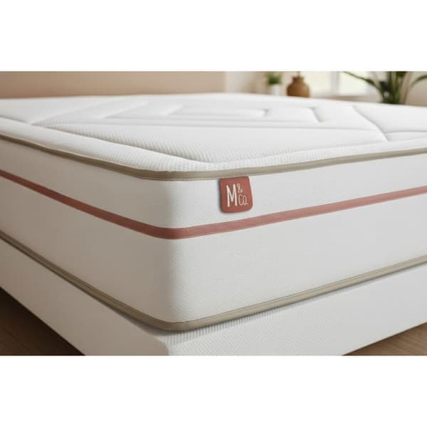 LE PAISIBLE 90x200cm BioVisco memoryskumset - 24cm tjockt + Vit kitbas