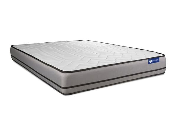 Madrass- och boxspringset 135x200 cm - Actimemo Night - Grå boxspringkit