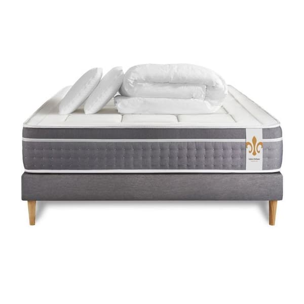 Pack Trenta 180 x 200 cm sängram Kit Grå