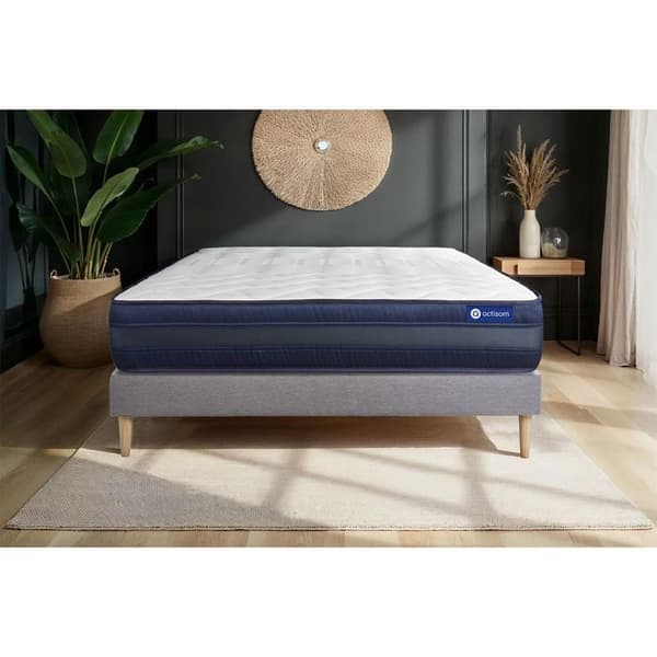 Sängset Madrass Sängbotten 80x190 cm - Grå Sängbotten (i kit) - Actiflex Tech