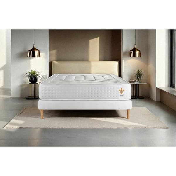 Ensemble Vingt-Quatre 90 x 200 cm sängbas Kit Vit