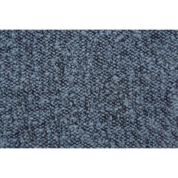 Ljus - Bouclette - Blå - 140x190cm - Massivt trä - Sängbottenkit