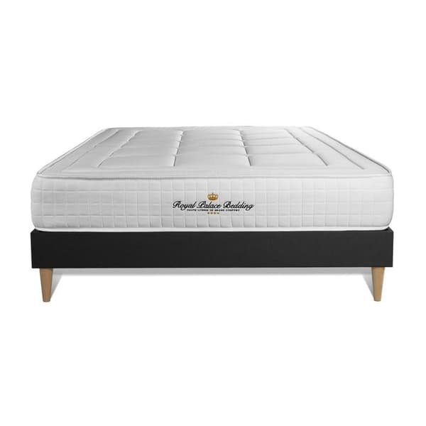 Sängmadrass och sängbas 140x200 Balmoral Minne av form - Fast - Extra elastisk stretchtyg