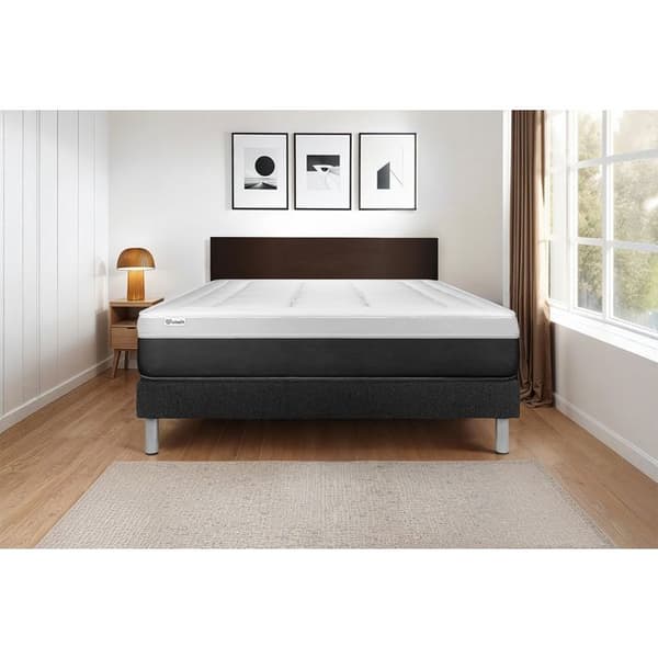 Sengemadras og Sengebund 160x190 cm - Sort Sengebund (i kit) - Vital Form Sort