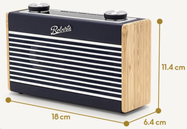 Roberts Radio Rambler Navy Blu