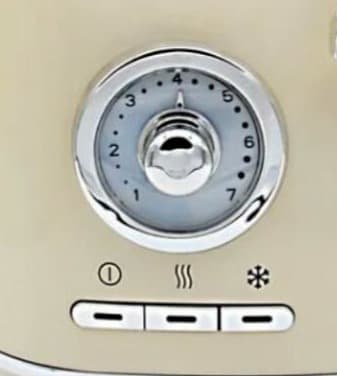Roadstar brödrost Cream 2 bröd