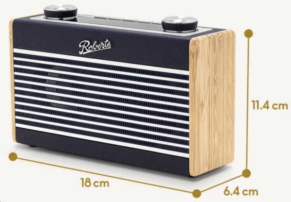 Roberts Radio Rambler Navy Blu