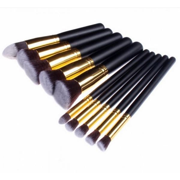 Technique PRO Makeupborstar, Gold edition - 10 st