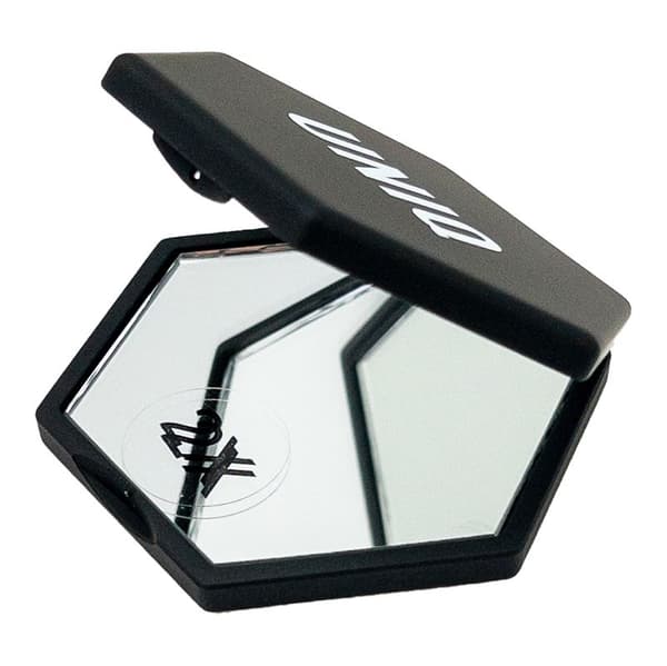 UNIQ Mini Compact Hexagon Taskupeili - Musta