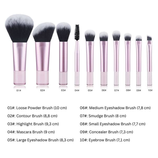 Technique PRO Petite Glow Brush Reseset - Rosa
